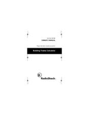 Radio Shack 65-532 Owner's Manual