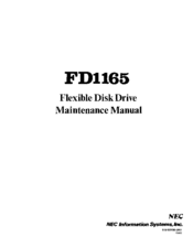 Nec FD1165 Maintenance Manual