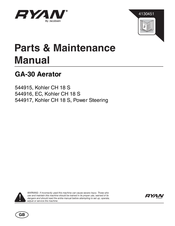 ryan 544916 Parts & Maintenance Manual