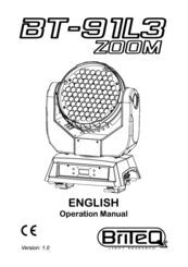 Briteq BT-91L3 ZOOM Operation Manual
