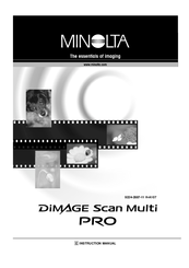Minolta DiMAGE Scan Multi PRO AF-5000 Instruction Manual