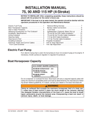 Mercury 75 HP Installation Manual