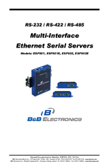 B&B Electronics Vlinx Serial Servers ESP902E User Manual