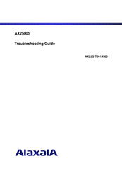 Alaxala AX2500S Troubleshooting Manual