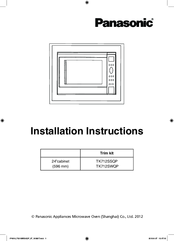 Panasonic TK712SSQP Installation Instructions Manual