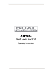 Audient ASP8024 Dual Layer Control Operating Instructions Manual