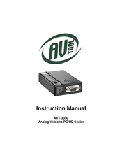 AV TOOL AVT-3350 Instruction Manual