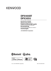Kenwood DPX405BT Quick Start Manual