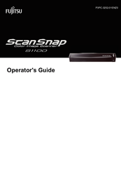 Fujitsu ScanSnap S1100 Operator's Manual