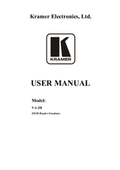 Kramer VA-2H User Manual