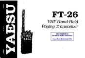 Yaesu FT-26 User Manual