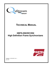QuStream HDFS-551 Technical Manual