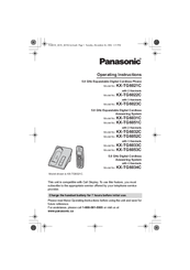 Panasonic KX-TG6033C Operating Instructions Manual