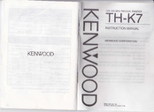 Kenwood TH-K7 Instruction Manual