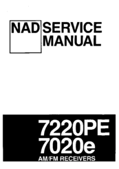 Nad 7020e Manuals Manualslib