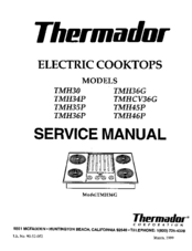 Thermador TMH45P Service Manual