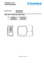 Technibel GR9FI50R5IA Technical Data & Service Manual