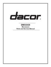 Dacor DMO2420 Parts And Service Manual