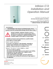 Infinion C13 Installation And Operation Manual