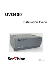 SerVision UVG400 Installation Manual