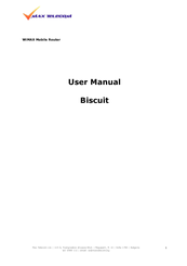 Max Telecom Biscuit User Manual