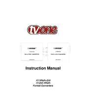 TV One One Task Format Converter 1T-YPbPr-DVI Instruction Manual