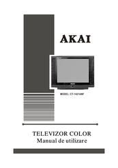 Akai CT-1421ANF Instruction Manual