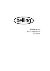 Belling BPROC60 AU STA User Manual