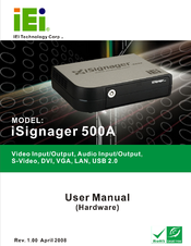 IEI Technology iSignager 500A User Manual