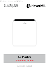 Haverhill HAP52010E Use And Care Manual