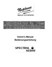 Spectral Audio Neptune Owner's Manual