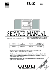 Aiwa CX-ZL120 Service Manual