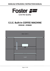 Foster 2998600 Instruction Manual