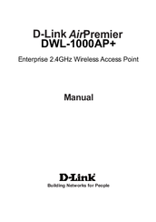 D-Link DWL-1000AP+ Manual