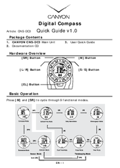 Canyon CNS-DC3 Quick Manual