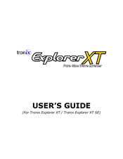 Tronix Tronix Explorer XT User Manual
