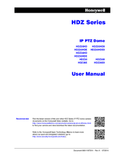 Honeywell HDZ20HDX User Manual
