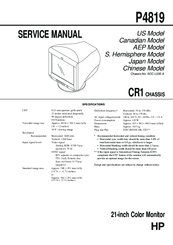 HP P4819 Service Manual