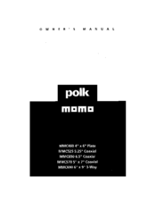 Polk Mono Momo MMC570 Owner's Manual