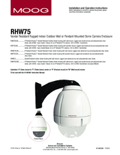 Moog RHW75C2NE Installation And Operation Instructions Manual