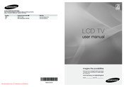 Samsung LE32A456 User Manual