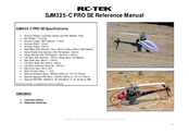 RC-Tek SJM325-C Pro SE Reference Manual
