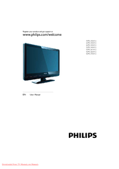 Philips 26PFL3404/12 User Manual