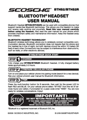 Scosche BTHS2R User Manual
