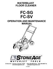 StoneAge FC-SV Operation And Maintenance Manual