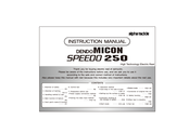 Alpha Tackle Dendo Micon SPEEDO 250 Instruction Manual