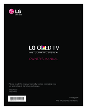 LG 77EG9700 Owner's Manual