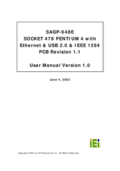 IEI Technology SAGP-648E User Manual