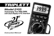 Triplett 2103 Instruction Manual