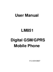 Condurro LM851 User Manual